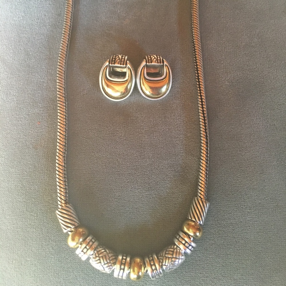 Brighton necklace and earring set